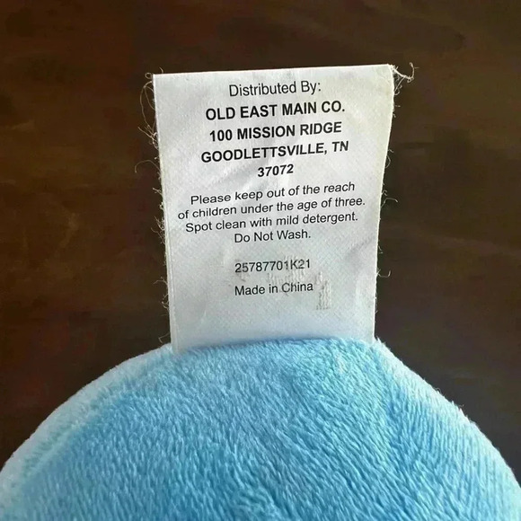 Easter Peeps Blue Bunny Rabbit Plush 6" Just Born inc. - Picture 7 of 7